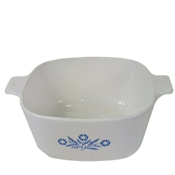 Vintage Corning Ware Blue Corn Flower Dish 1 3/4 Quart P 1 3/4 -B No Lid C112 - Picture 1 of 6